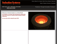 Tablet Screenshot of inductionsystemsinc.com